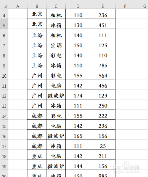 Excel表格怎么同时冻结多行多列