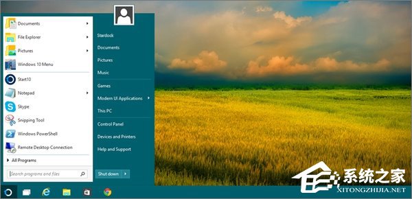 Win10将开始菜单改成Win7样式的操作方法
