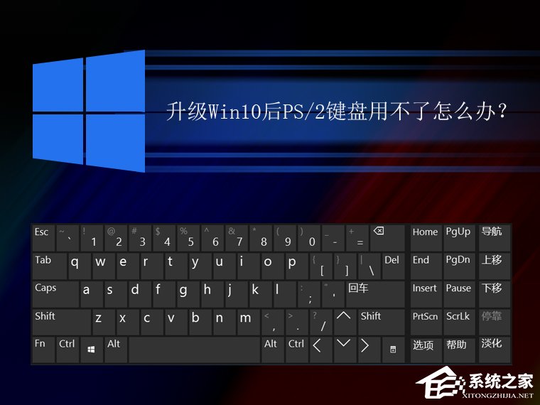 升级Win10后PS/2键盘用不了怎么办？