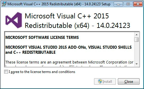 Win10电脑运行程序缺少Microsoft Visual C++ 2015 Runtime怎么办？