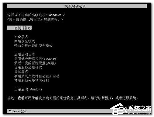 Win7进不了系统如何解决？