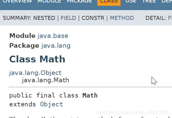 Java基础之Math和Random类知识总结