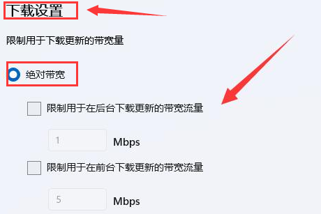 Windows11设置后台宽带流量方法介绍