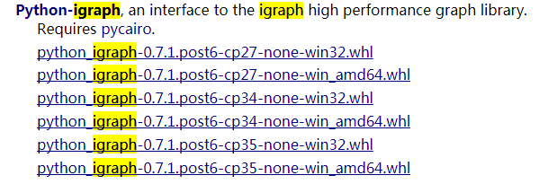 Windows7 64位环境下Python-igraph环境配置的方法