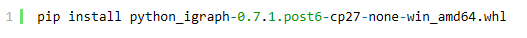 Windows7 64位环境下Python-igraph环境配置的方法