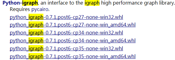 Windows7 64位环境下Python-igraph环境配置的方法
