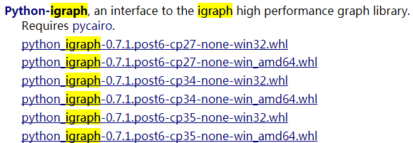 Windows7 64位环境下Python-igraph环境配置的方法