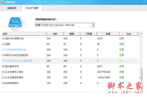 Win7检测硬盘提示ultra dma crc错误计数怎么办？Win7检测硬盘出现错误解决方法