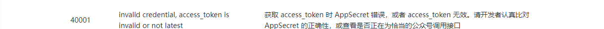 微信公众号发送模板消息返回错误41000