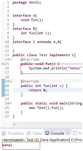 浅谈Java 继承接口同名函数问题