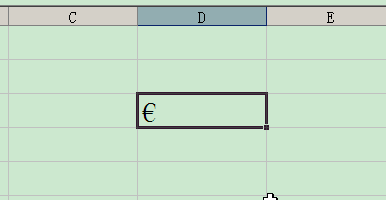 WPS表格怎么输入欧元符号