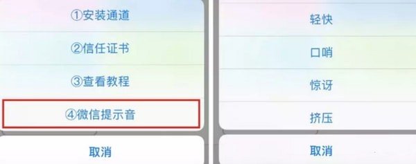 苹果手机中更改微信提示音具体操作步骤