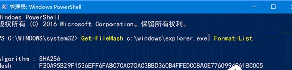 Win10系统中使用PowerShell校验文件具体流程介绍