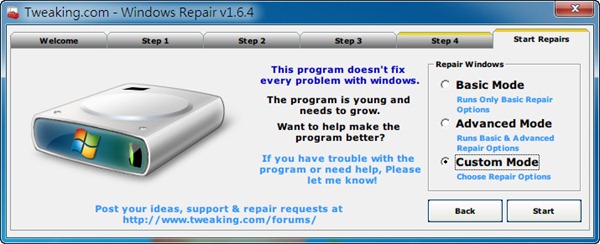 windows repair的详细使用操作讲解