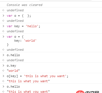 javascript - js数组键名为何不能用变量？我想像PHP那样使用变量作为关联数组键名该怎么做？