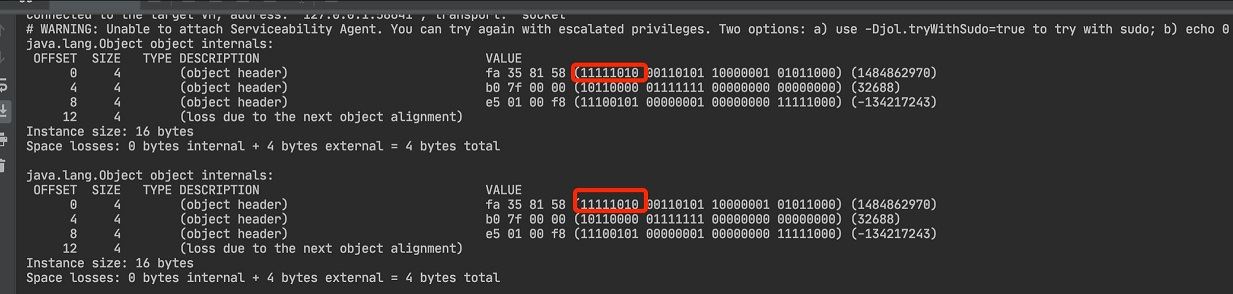 Java synchronized锁升级jol过程详解