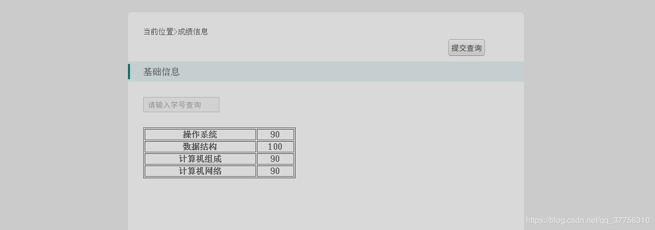 基于php+MySql实现学生信息管理系统实例