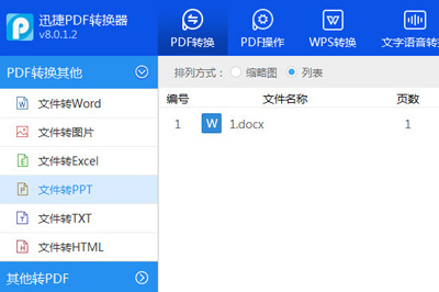 Word怎么转PPT 迅捷PDF转换器轻松搞定