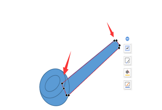 使用WPS绘画出烟斗图形具体操作步骤