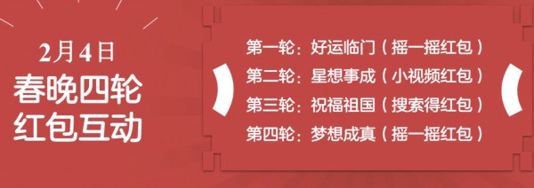 百度中摇春晚红包具体操作方法