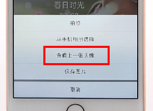 微信APP查看上一个头像简单操作