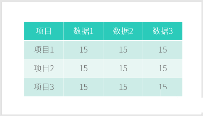 ppt表格单元格实现凹凸效果具体操作方法