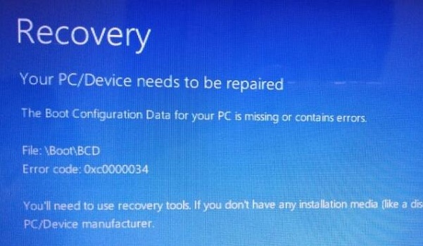 win10开机出现recovery进不去系统怎么解决