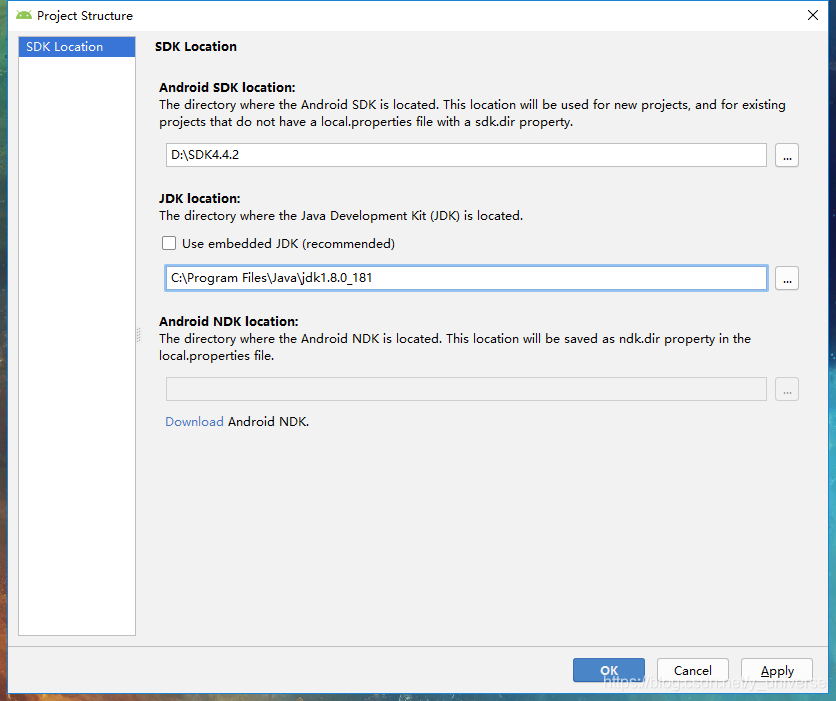Android Studio配置本地SDK的方法