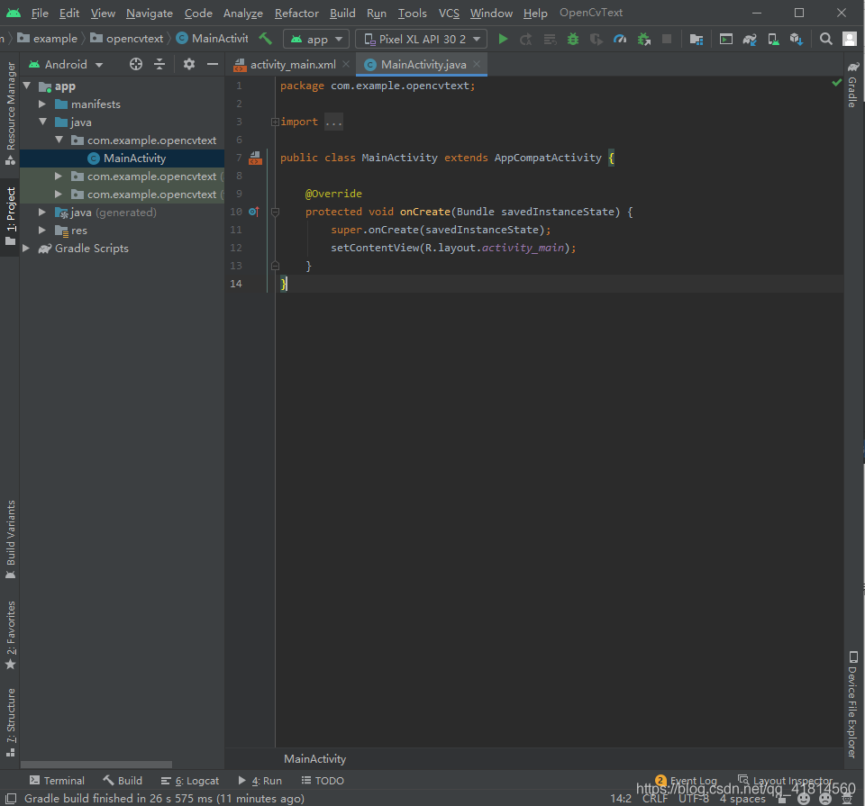 Android Studio4.0导入OpenCv4.3.0的方法步骤