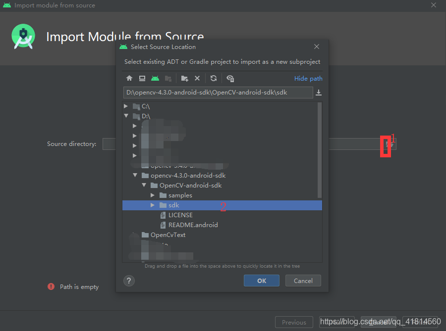 Android Studio4.0导入OpenCv4.3.0的方法步骤