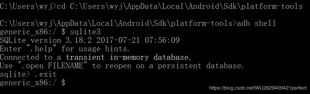 Android如何通过命令行操作Sqlite3数据库的方法