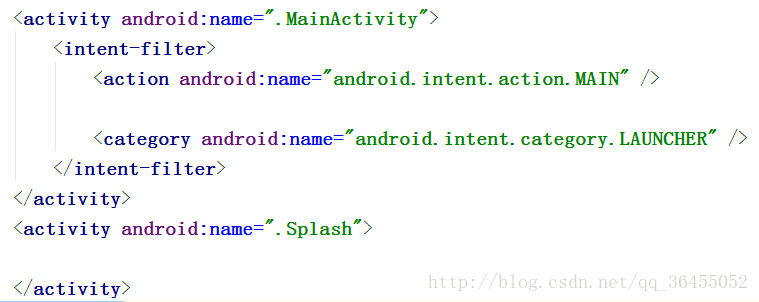 Android App启动图启动界面（Splash）的简单实现代码