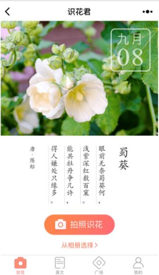 微信app小程序中的识花君怎么用？微信app小程序中的识花君用法介绍！