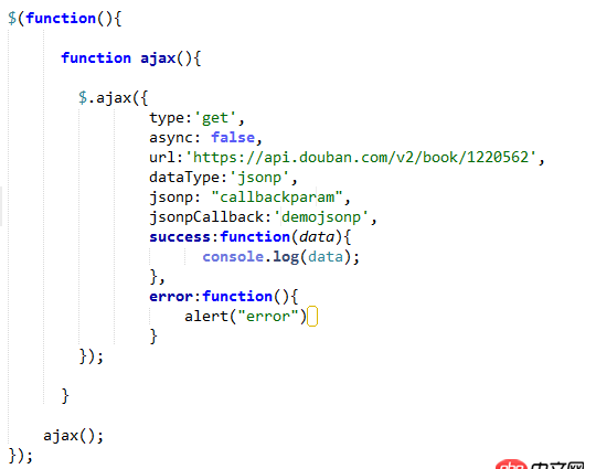 javascript - 这个JSONP跨域请求失败是怎么回事？