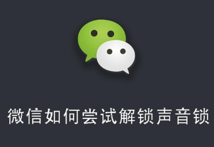 微信尝试解锁声音锁怎么弄 微信尝试解锁声音锁是什么