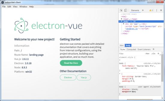 基于 Vue 的 Electron 项目搭建过程图文详解