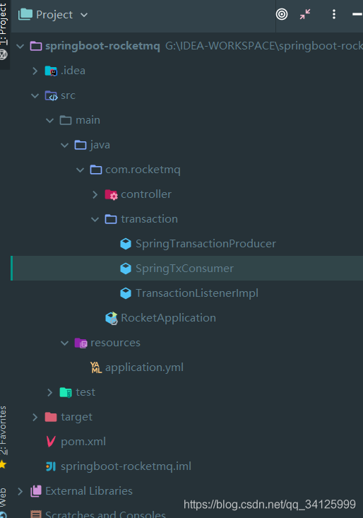 springboot整合rocketmq实现分布式事务