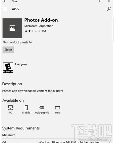 win10中的Photos Add-on怎么卸载？