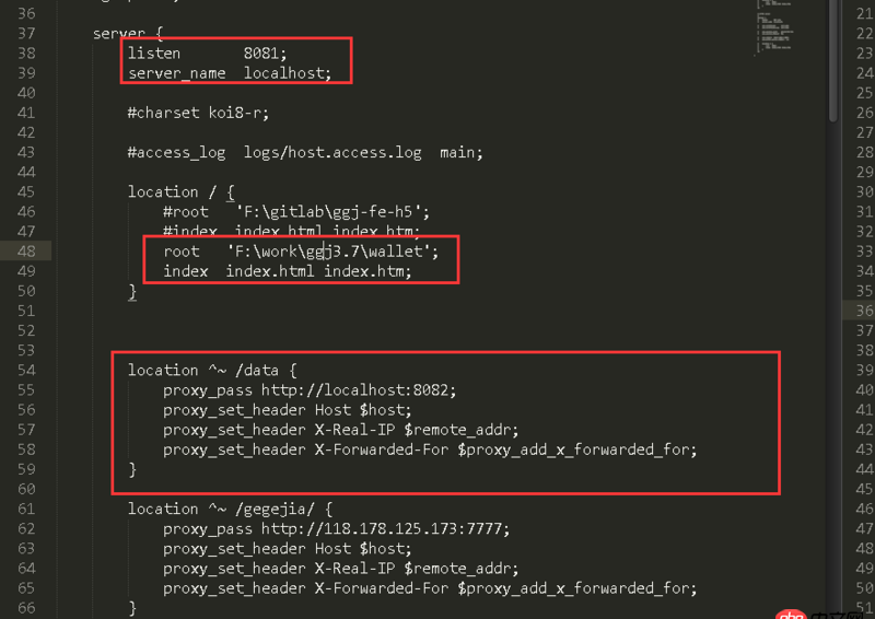 javascript - nginx跨域配置不成功