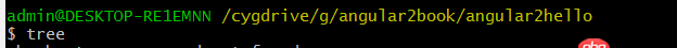 javascript - cygwin中无tree命令