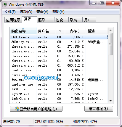 如何设置win7直接打开任务管理器