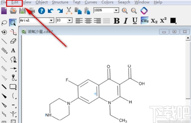 chemwindows旋转结构式的操作方法