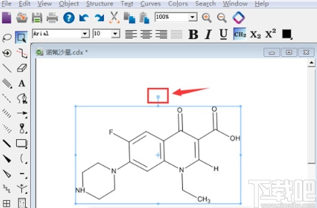 chemwindows旋转结构式的操作方法