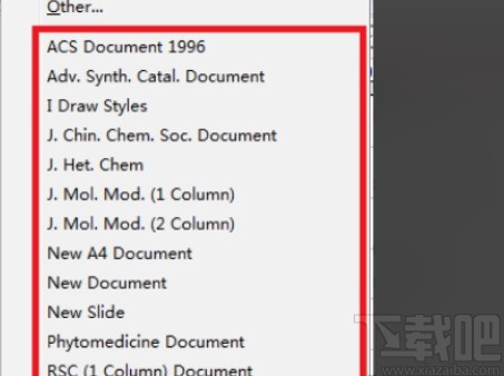 chemwindows画短键符号的方法