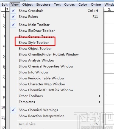 chemwindows给化合物结构上色的方法