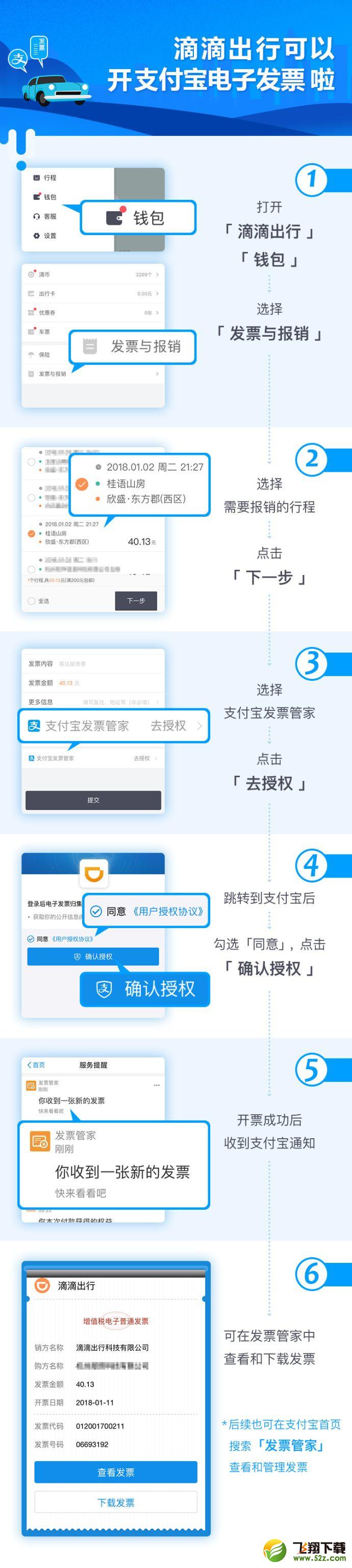 滴滴出行支付宝电子发票怎么开_滴滴出行开支付宝电子发票教程