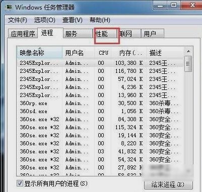 win7任务管理器怎么看cpu频率