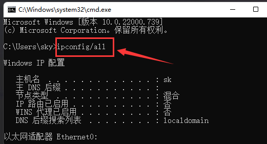 Windows11测试网络地址延迟步骤介绍