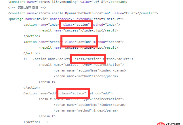 java - struts2+spring项目同一个控制器下index方法访问正常，但是访问其他方法就报500错误