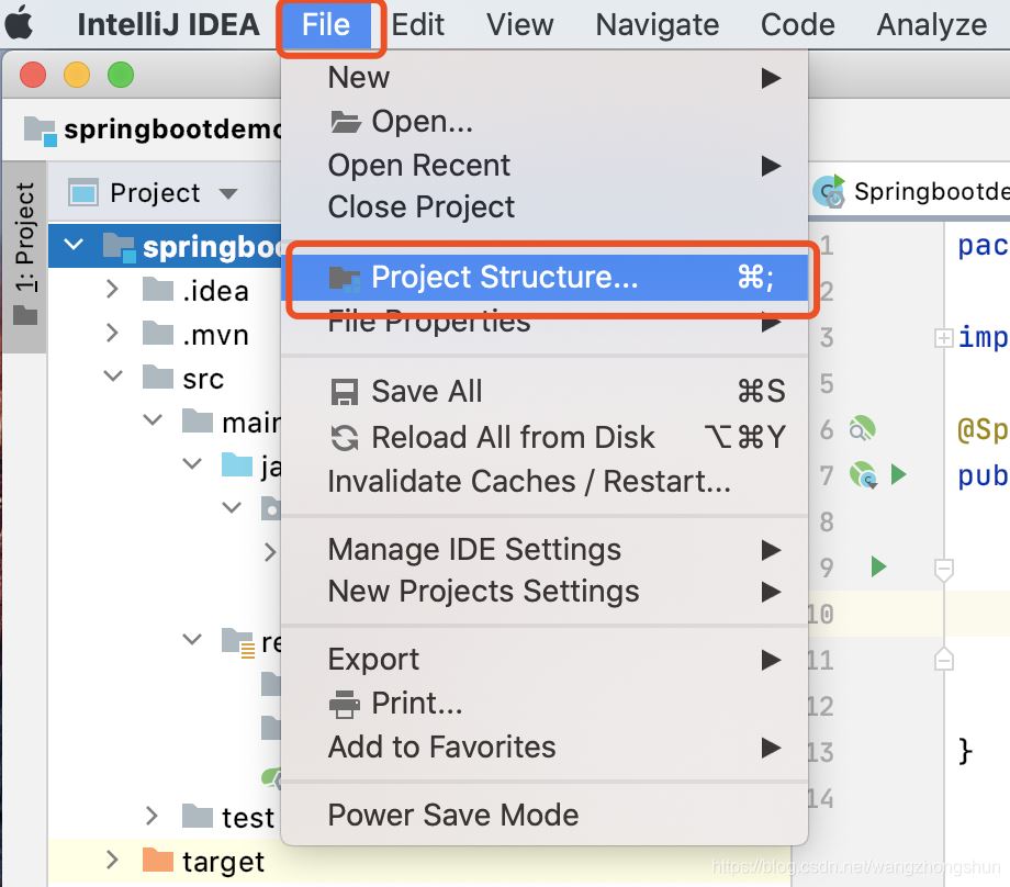 IDEA 将 SpringBoot 项目打包成jar的方法